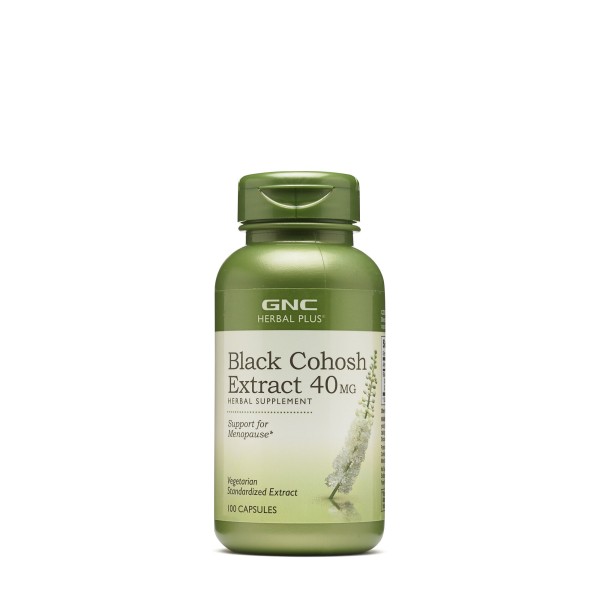 Gnc Herbal Plus Black Cohosh 40 Mg, Extract Standardizat De Cohos Negru, 100 Cps