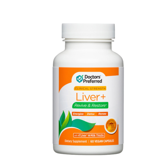 Doctors' Preferred Liver Plus Revive And Restore, Formula Avansata Pentru Detoxifierea Si Regenerarea Ficatului, 60 Cps Doctors' Preferred Liver Plus Revive And Restore, Formula Avansata Pentru Detoxifierea Si Regenerarea Ficatului, 60 Cps