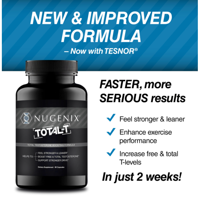 Nugenix Total-t: Testosterone Boosting Formula, Formula Avansata Pentru Cresterea Testosteronului, 90 Cps Nugenix Total-t: Testosterone Boosting Formula, Formula Avansata Pentru Cresterea Testosteronului, 90 Cps