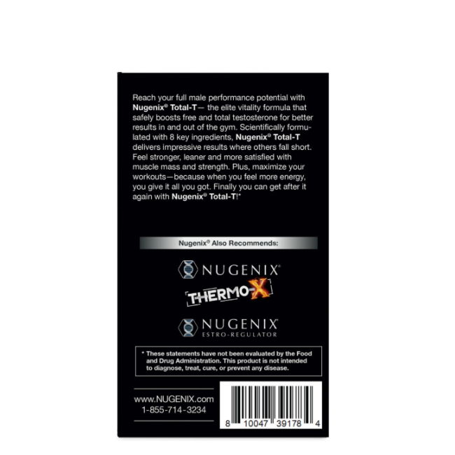 Nugenix Total-t: Testosterone Boosting Formula, Formula Avansata Pentru Cresterea Testosteronului, 90 Cps Nugenix Total-t: Testosterone Boosting Formula, Formula Avansata Pentru Cresterea Testosteronului, 90 Cps