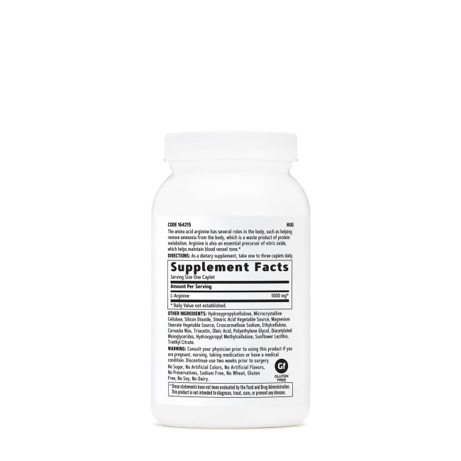 Gnc L-arginine 1000 Mg, L-arginina, 90 Tb Gnc L-arginine 1000 Mg, L-arginina, 90 Tb