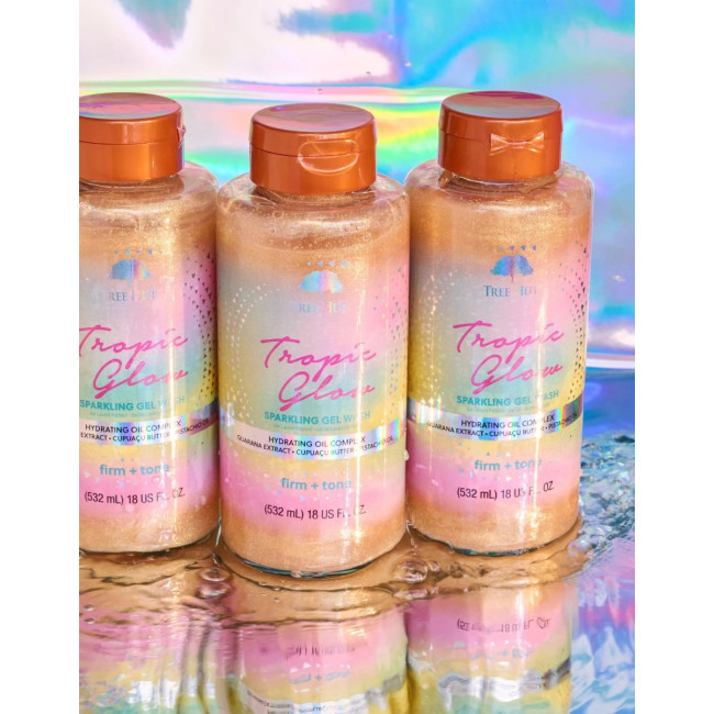 Tree Hut Sparkling Gel Wash Tropic Glow, Gel De Dus Cu Sclipici, 532 Ml