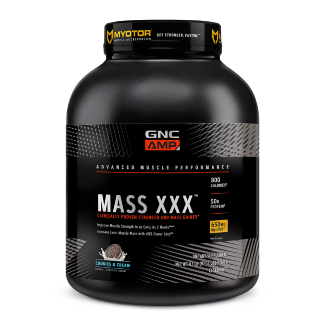 Gnc Amp Mass Xxx, Gainer Proteic, Cu Aroma De Biscuiti Si Frisca, 2769 G Gnc Amp Mass Xxx, Gainer Proteic, Cu Aroma De Biscuiti Si Frisca, 2769 G