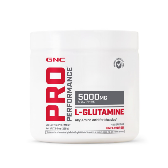 Gnc Pro Performance L-glutamine 5000 Mg, L-glutamina, 225 G