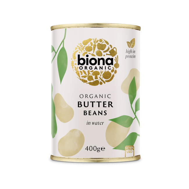 Fasole alba uriasa bio 400g Biona Fasole alba uriasa bio 400g Biona
