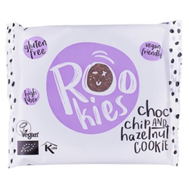 Rookies - Cookie cu ciocolata si alune  BIO 40G