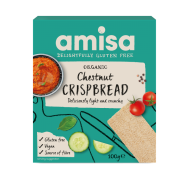 Crispbread (painici) cu faina de castane fara gluten eco 100g Amisa