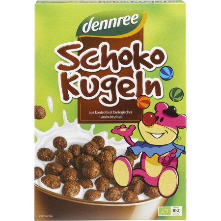 Cereale bilute cu ciocolata bio 250g Dennree Cereale bilute cu ciocolata bio 250g Dennree