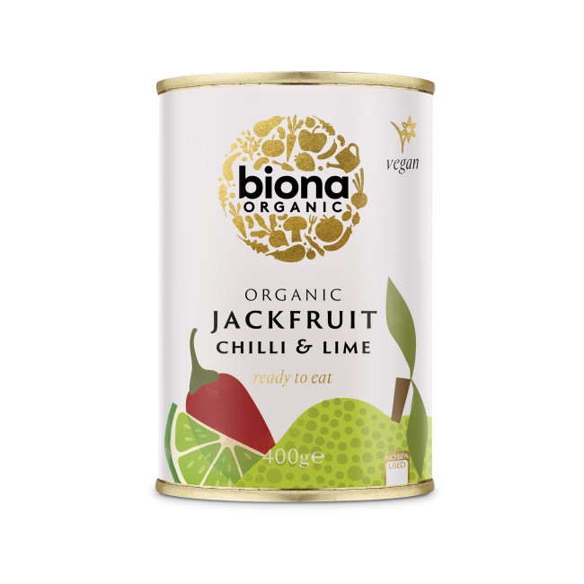 Jackfruit cu chilli si lime eco 400g Biona Jackfruit cu chilli si lime eco 400g Biona