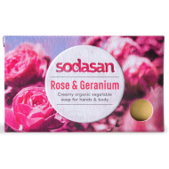 Sapun crema bio trandafir salbatic 100g SODASAN