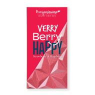 Ciocolata cu capsuni si zmeura bio 60g Benjamissimo