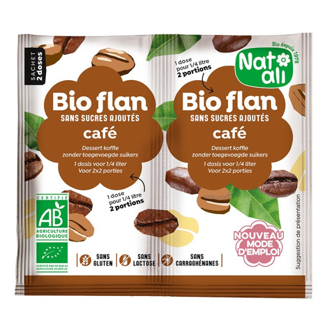 Budinca de cafea bio 2 buc x 5.5g 11g Nat-ali