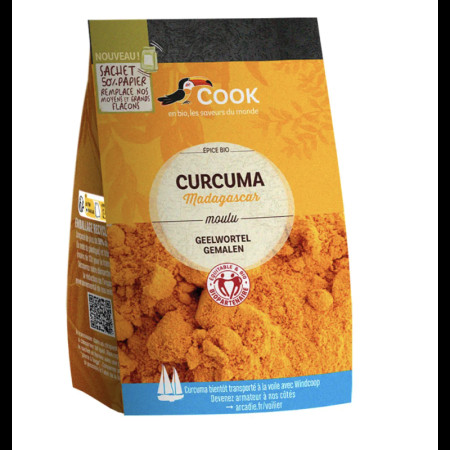 Turmeric pudra, bio, 100g, Cook