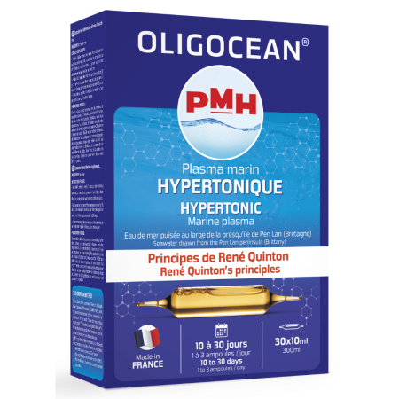 Plasma Marina Hipertonic Oligocean â Metoda Quinton, 30 fiole x 10ml, 300ml, Oligocean