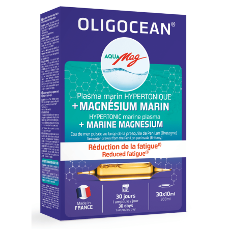 Magneziu Marin Aquamag si Plasma Marina Hipertonica 30 fiole x 10ml, 300ml, Oligocean Magneziu Marin Aquamag si Plasma Marina Hipertonica 30 fiole x 10ml, 300ml, Oligocean