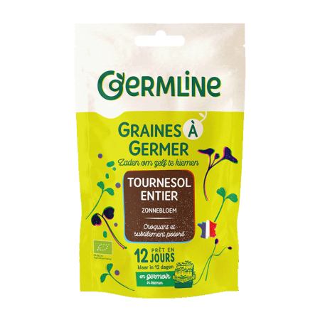 Seminte de floarea soarelui pt. germinat eco 100g Germline Seminte de floarea soarelui pt. germinat eco 100g Germline