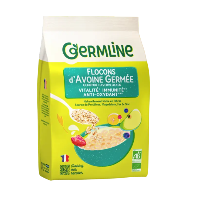 Fulgi de ovaz germinat bio 350g Germline