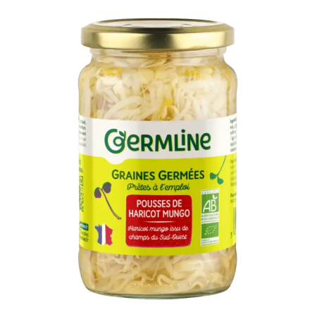 Germeni de fasole mung, bio, 330g, Germline