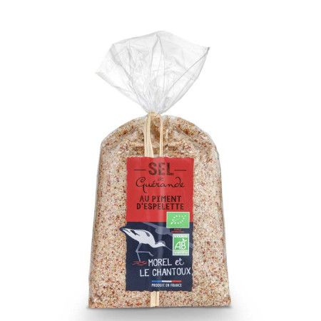 Sare de mare cu ardei iute Espelette bio 250g Morel et Le Chantoux