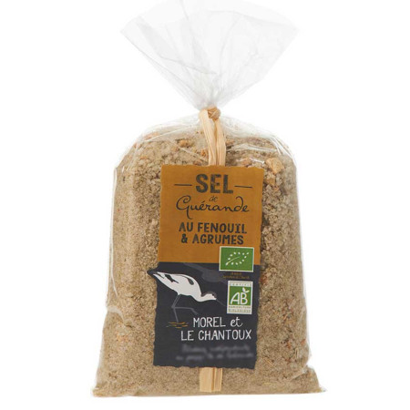 Sare de mare cu fenicul si coaja de citrice bio 250g Morel et Le Chantoux