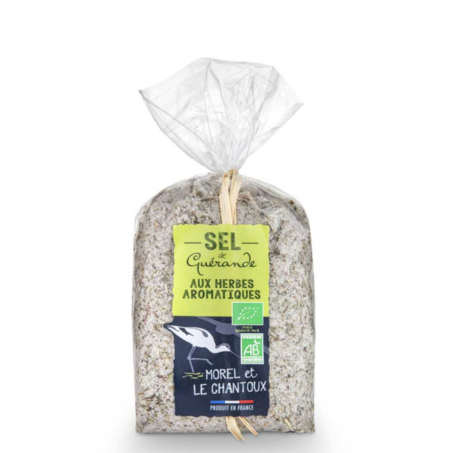 Sare de mare cu ierburi aromatice bio 250g Morel et Le Chantoux Sare de mare cu ierburi aromatice bio 250g Morel et Le Chantoux