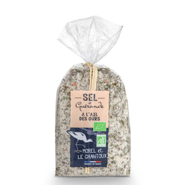 Sare de mare cu usturoi salbatic bio 250g Morel et Le Chantoux Sare de mare cu usturoi salbatic bio 250g Morel et Le Chantoux