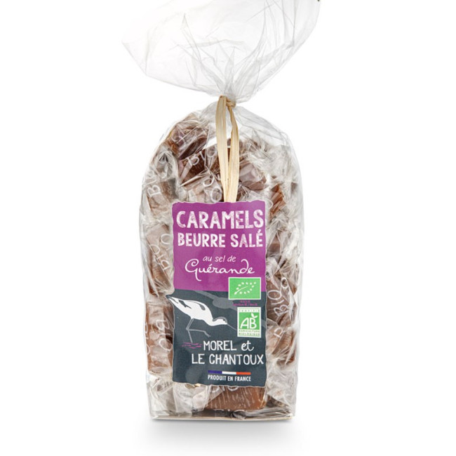 Caramele cu sare de mare bio 180g Morel et Le Chantoux Caramele cu sare de mare bio 180g Morel et Le Chantoux