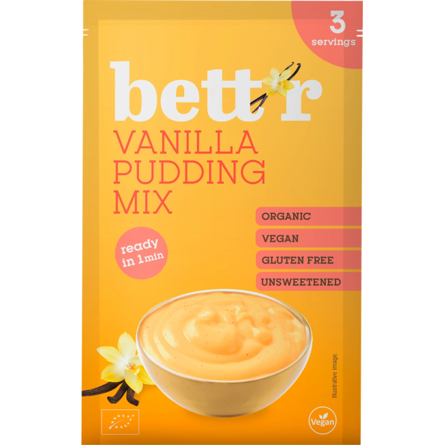Mix pentru budinca cu vanilie bio 30g Bettr