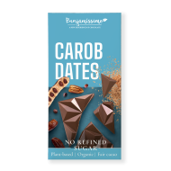 Ciocolata cu pudra de carob si curmale, bio, 60g, Benjamissimo