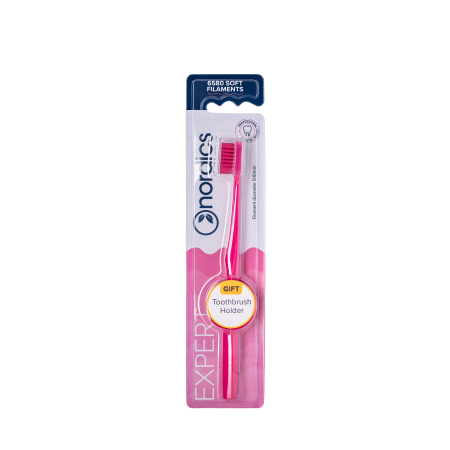 Periuta de dinti Expert 6580 filamente - moale - roz Nordics Periuta de dinti Expert 6580 filamente - moale - roz Nordics