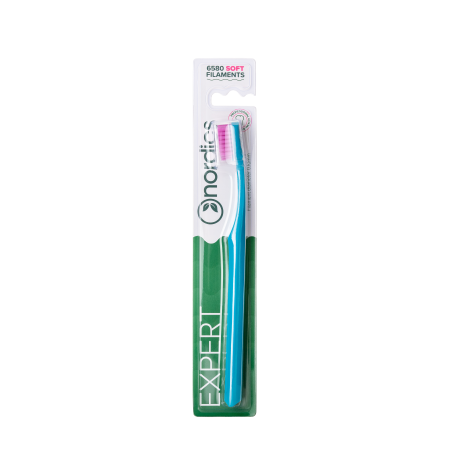 Periuta de dinti Expert Curve 6580 filamente - moale - turcoaz Nordics Periuta de dinti Expert Curve 6580 filamente - moale - turcoaz Nordics