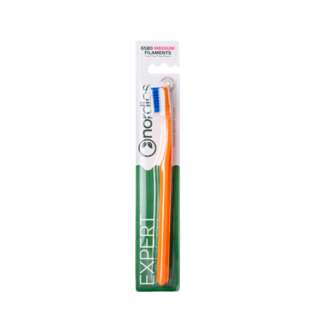 Periuta de dinti Expert Curve 6580 filamente - medie - portocaliu Nordics Periuta de dinti Expert Curve 6580 filamente - medie - portocaliu Nordics
