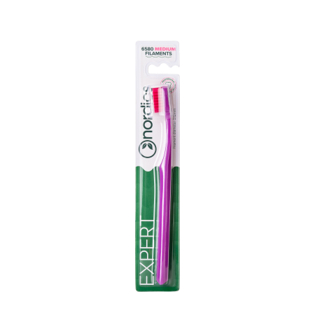 Periuta de dinti Expert Curve 6580 filamente - medie - mov Nordics Periuta de dinti Expert Curve 6580 filamente - medie - mov Nordics