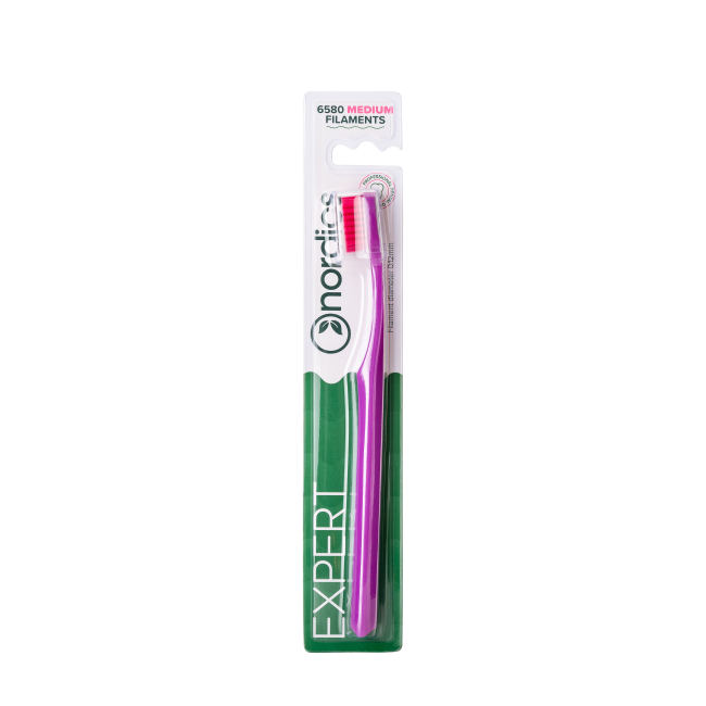 Periuta de dinti Expert Curve 6580 filamente - medie - mov Nordics Periuta de dinti Expert Curve 6580 filamente - medie - mov Nordics