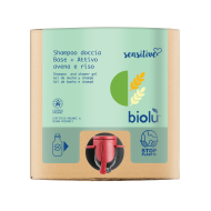 Biolu Gel de dus - sampon pentru bebelusi si adulti, SENSITIVE bio, 10L