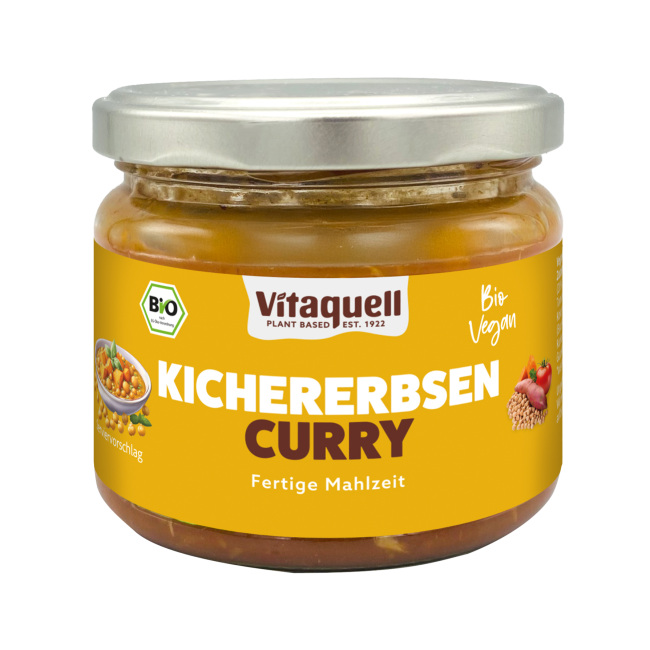 Curry cu naut bio 240g Vitaquell Curry cu naut bio 240g Vitaquell