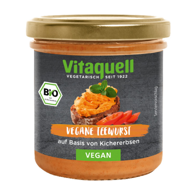Crema tartinabila cu naut bio 125g Vitaquell Crema tartinabila cu naut bio 125g Vitaquell