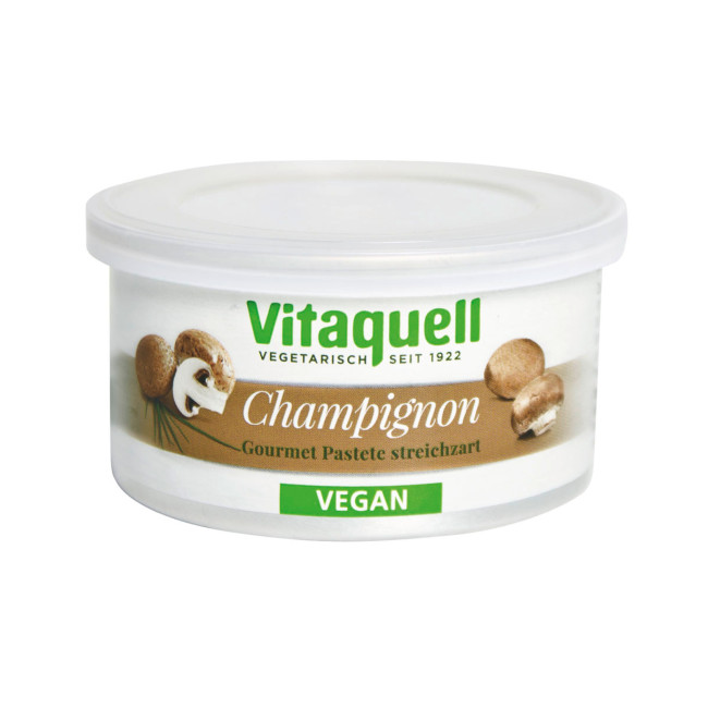 Crema tartinabila cu ciuperci Champignon bio 125g Vitaquell Crema tartinabila cu ciuperci Champignon bio 125g Vitaquell