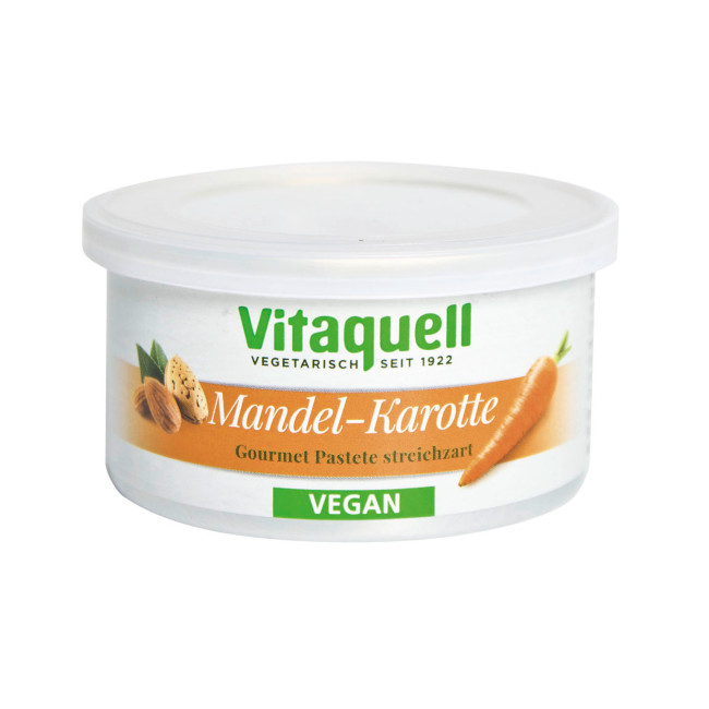 Crema tartinabila cu morcovi si migdale bio 125g Vitaquell Crema tartinabila cu morcovi si migdale bio 125g Vitaquell