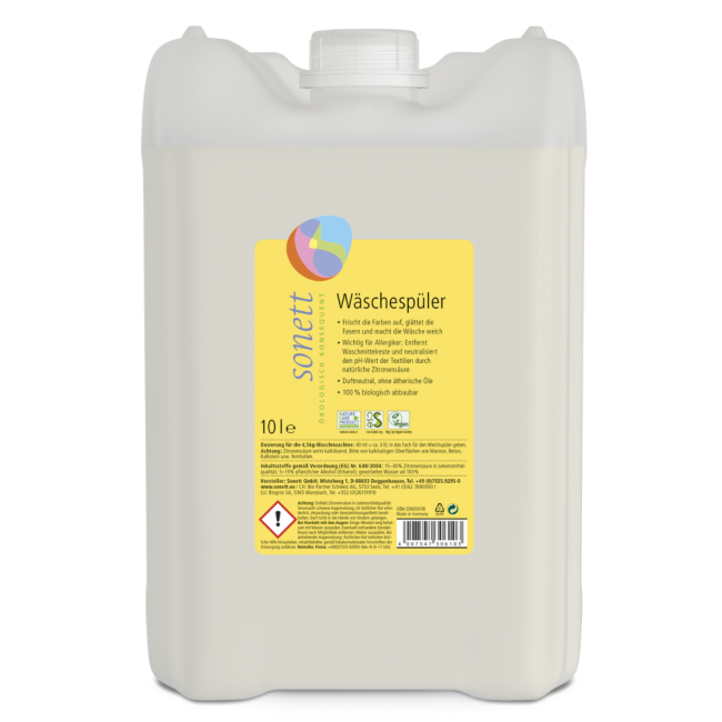 Solutie pentru clatirea rufelor ecologica 10l Sonett Solutie pentru clatirea rufelor ecologica 10l Sonett
