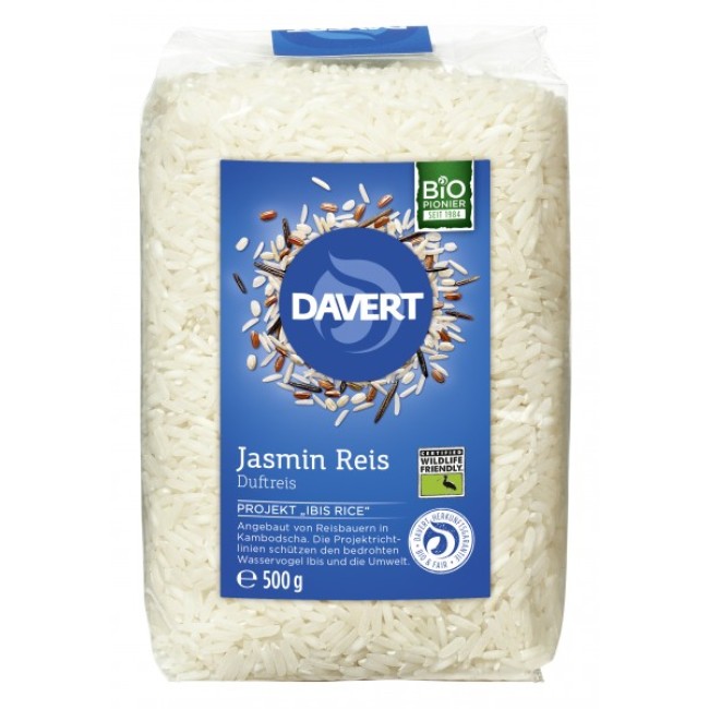 Orez Jasmin alb bio 500g Wildlife Friendly DAVERT