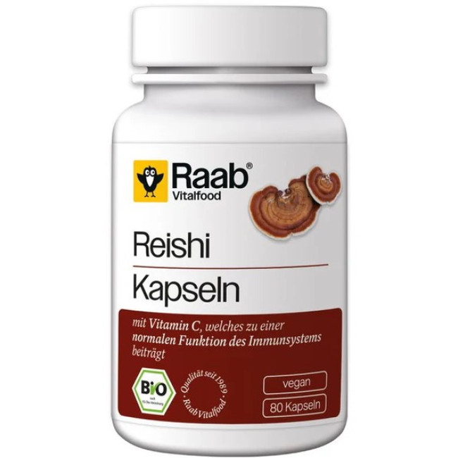 Reishi extract bio 420mg 80 capsule 33.6g Raab