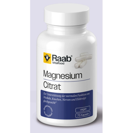 Citrat de magneziu 840mg 75 capsule 63g Raab