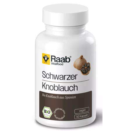 Usturoi negru bio 500mg 50 capsule 25g Raab