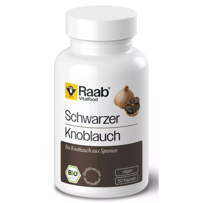 Usturoi negru bio 500mg 50 capsule 25g Raab