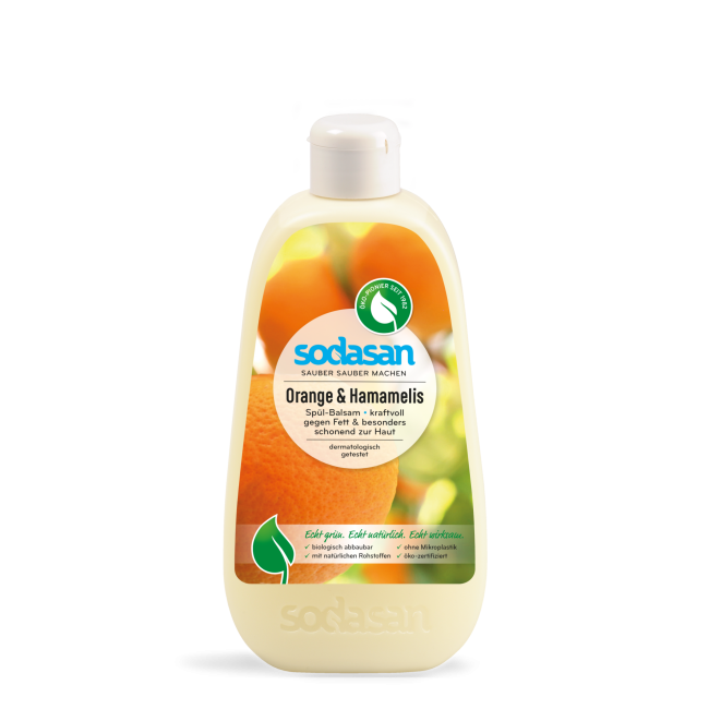 Detergent vase lichid bio portocala 500ml SODASAN