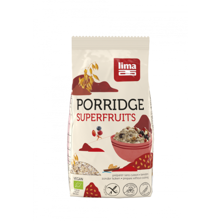 Porridge Express cu superfructe fara gluten bio 350g Lima
