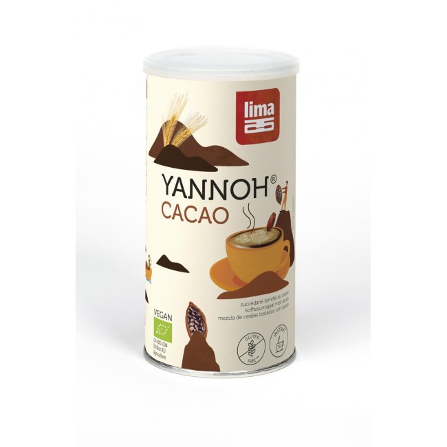 Bautura din cereale Yannoh Instant cu cacao eco 175g Lima