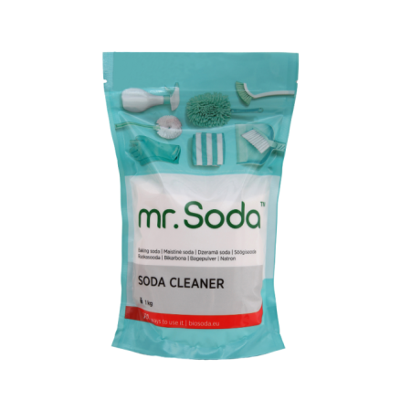 Bicarbonat de sodiu pentru curatat 1kg Mr. Soda Bicarbonat de sodiu pentru curatat 1kg Mr. Soda