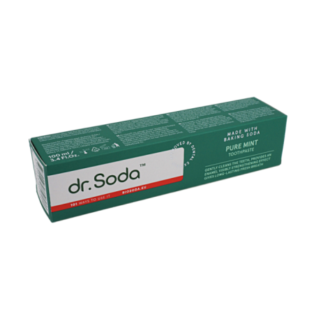 Pasta de dinti cu bicarbonat de sodiu Pure Mint 100ml Dr. Soda